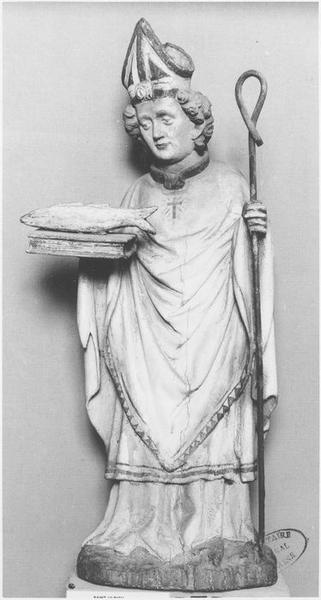 statue style populaire : saint Ulrich