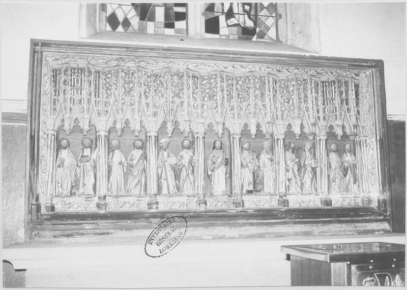 retable : les Douze apôtres
