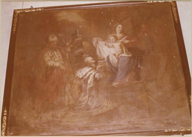 tableau : l'Adoration des rois Mages - © Ministère de la Culture (France), Médiathèque du patrimoine et de la photographie (objets mobiliers), tous droits réservés