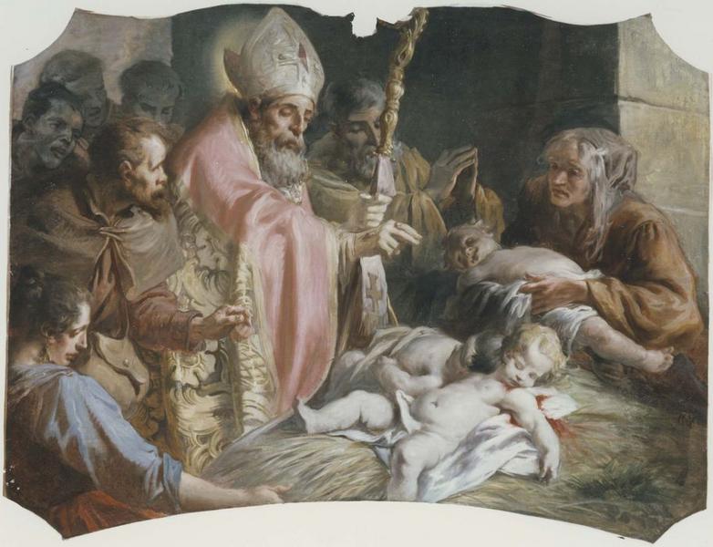 tableau : la vie de saint Nicolas