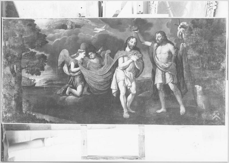 tableau : le Baptême du Christ