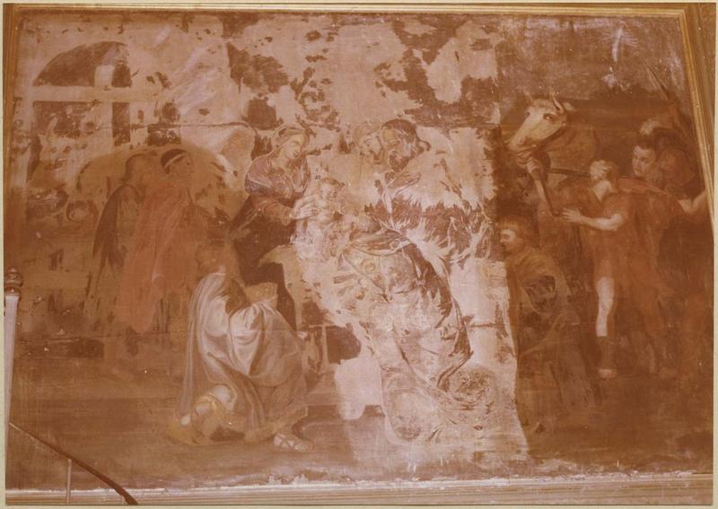 tableau : l'Adoration des rois Mages