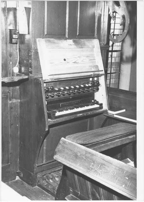 orgue de tribune, détail du clavier