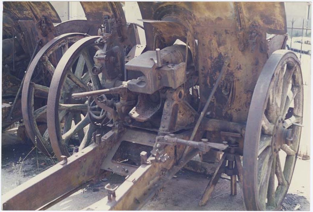 canon allemand de la Première Guerre mondiale n°1, vue partielle