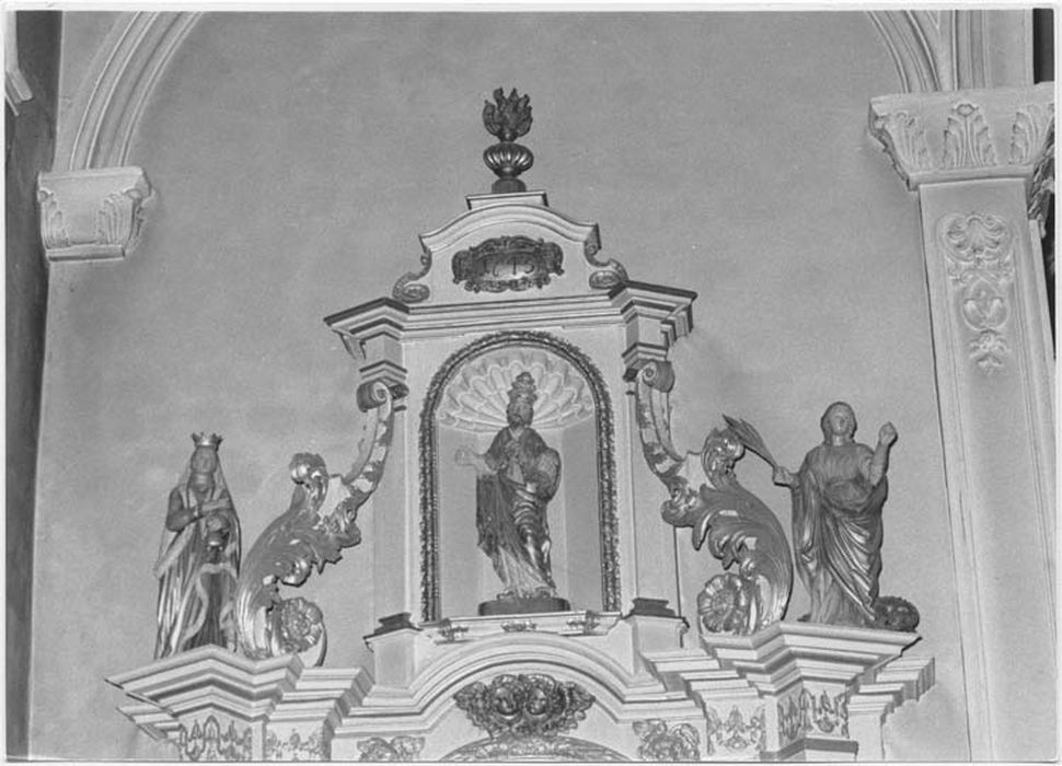 statue : Saint Urbain, Sainte Elisabeth, Sainte Catherine