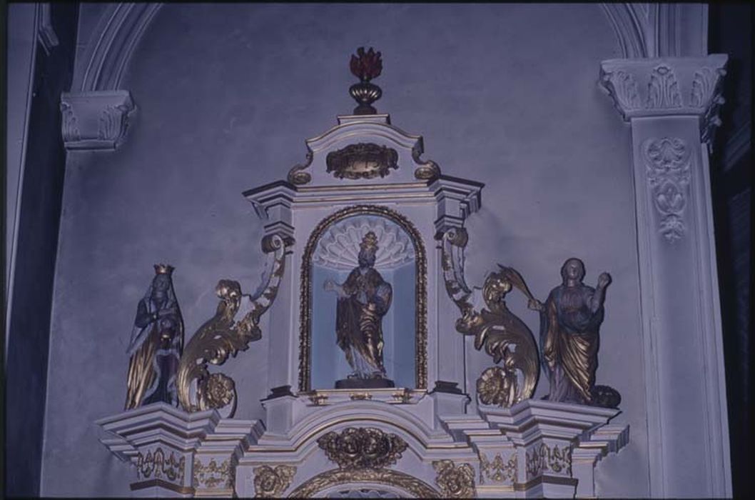 statue : Saint Urbain, Sainte Elisabeth, Sainte Catherine