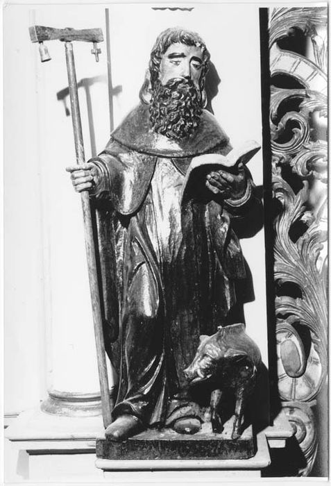 statue : Saint Antoine ermite