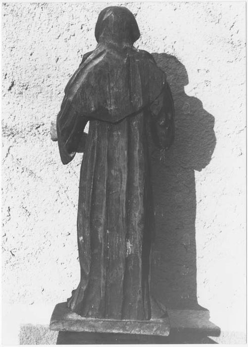 statue : Sainte Walburge, revers, vue générale