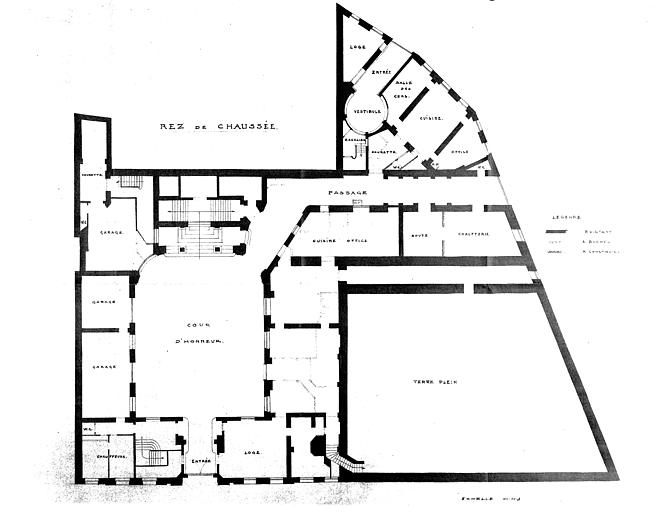 Plan du rez-de-chaussée