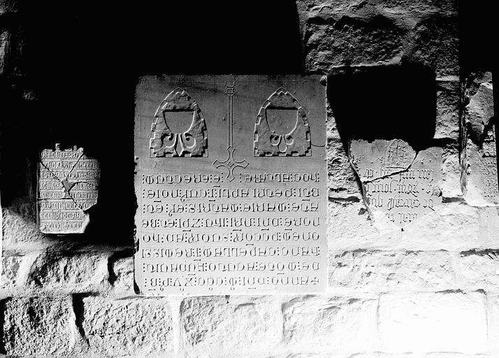 Pierre gravée : inscription commémorative - © Ministère de la Culture (France), Médiathèque du patrimoine et de la photographie, diffusion RMN-GP