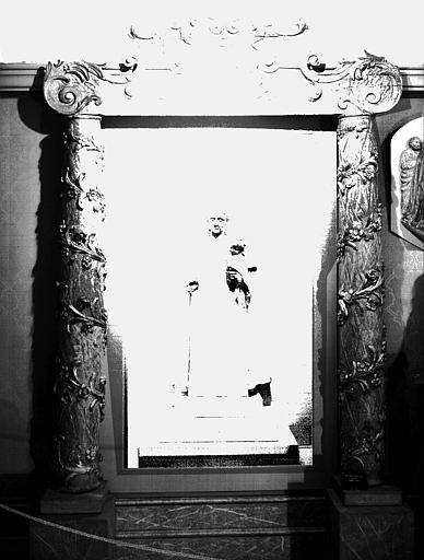 Statue habillée en bois : Vierge à l'Enfant