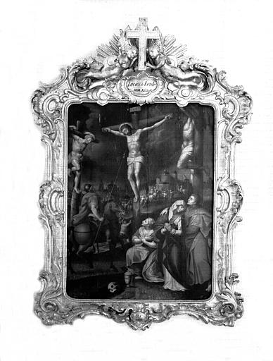 Panneau peint : Crucifixion - © Ministère de la Culture (France), Médiathèque du patrimoine et de la photographie, diffusion RMN-GP