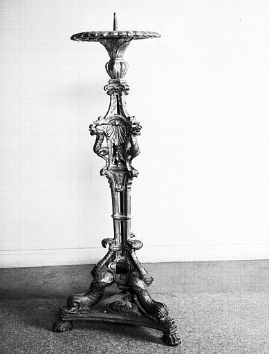 Torchère, bois sculpté et doré - © Ministère de la Culture (France), Médiathèque du patrimoine et de la photographie, diffusion RMN-GP