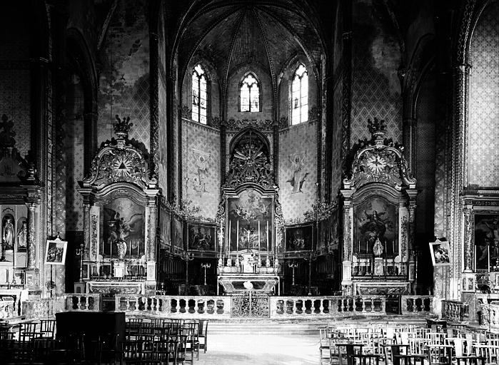 Ensemble de la décoration du choeur