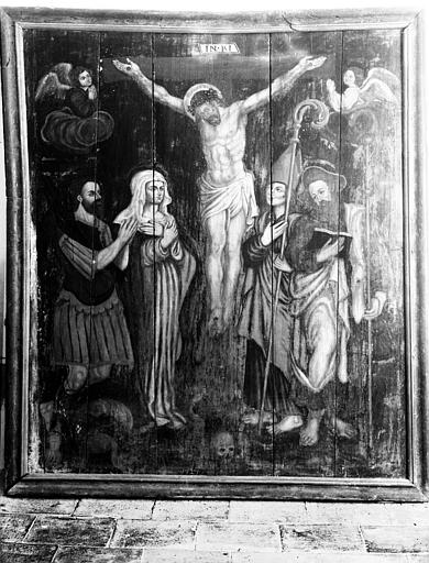 Panneau peint : Crucifixion - © Ministère de la Culture (France), Médiathèque du patrimoine et de la photographie, diffusion RMN-GP