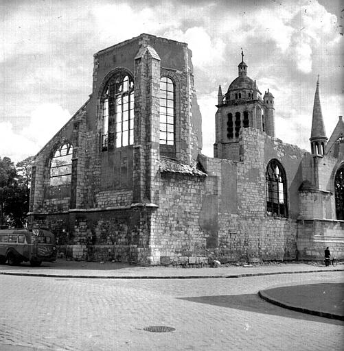 Abside et tour Saint-Paul, avant démolition