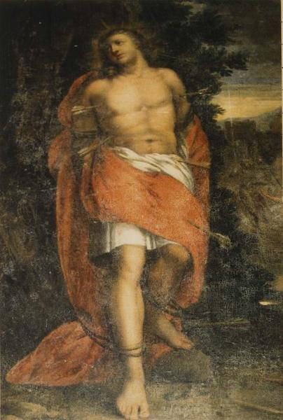 tableau : saint Sébastien, vue générale