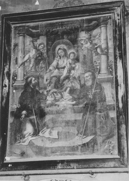 tableau : institution du rosaire (l'), vue générale