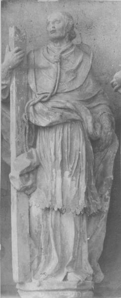 statue : saint Charles Borromée, vue générale