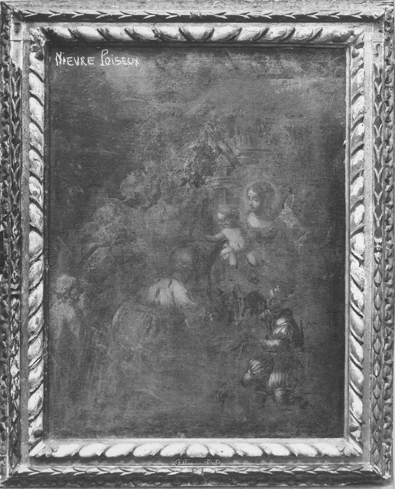 tableau : adoration des mages (l'), vue générale