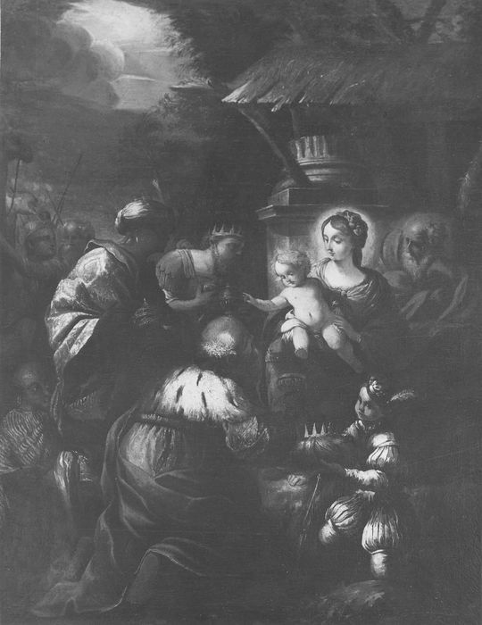 tableau : adoration des mages (l'), vue générale