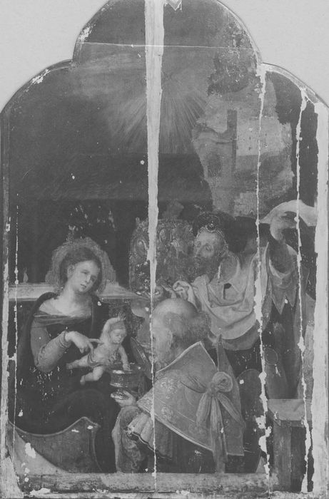 peinture : adoration des mages (l'), vue générale