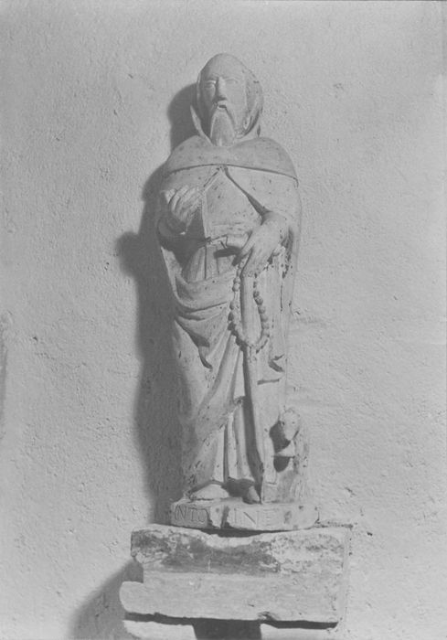 Statue : saint Antoine ermite