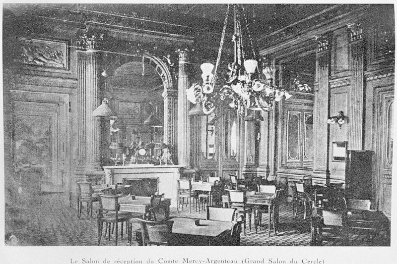 Intérieur : salon de réception, dit salon du Grand Cercle