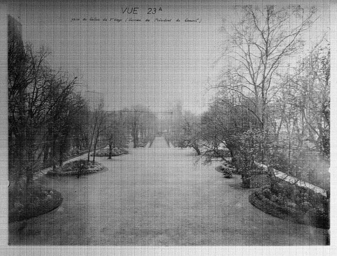 Panorama sur les jardins de l'Hôtel Matignon