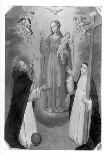 Peinture sur toile : Institution du Rosaire, état après restauration - © Ministère de la Culture (France), Médiathèque du patrimoine et de la photographie, diffusion RMN-GP
