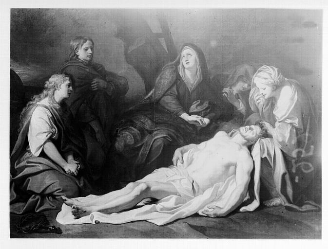 Peinture sur toile : Déploration du Christ, état après restauration - © Ministère de la Culture (France), Médiathèque du patrimoine et de la photographie, diffusion RMN-GP