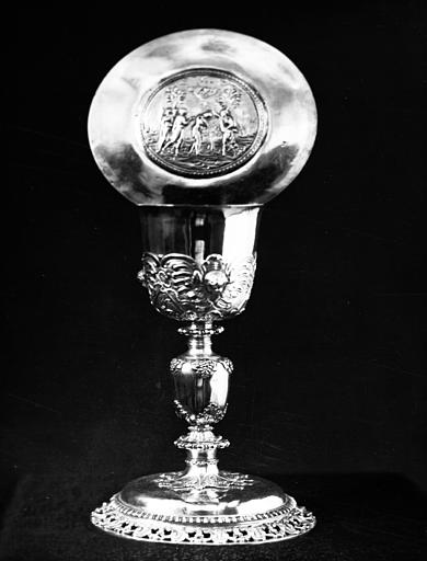 Calice et patène en argent