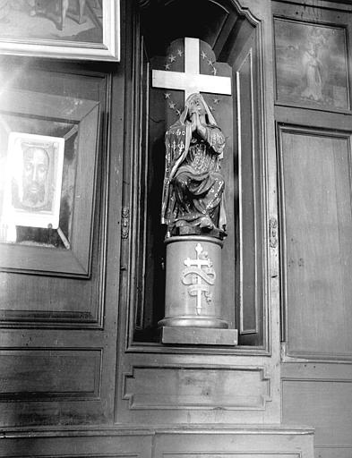 Statue en bois : Mater Dolorosa