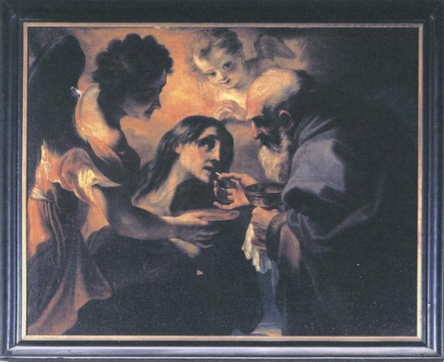 tableau : La dernière communion de Marie-Madeleine