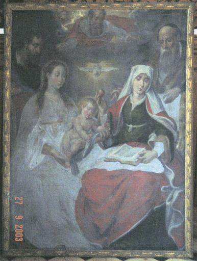 tableau : Sainte Parenté, huile sur toile, 17e siècle - © Ministère de la Culture (France), Médiathèque du patrimoine et de la photographie (objets mobiliers), tous droits réservés