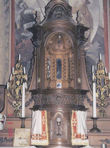 tabernacle-exposition à tambour du maître-autel