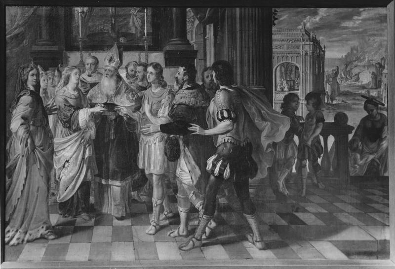 tableau : Mariage de saint Alexis (le), vue générale