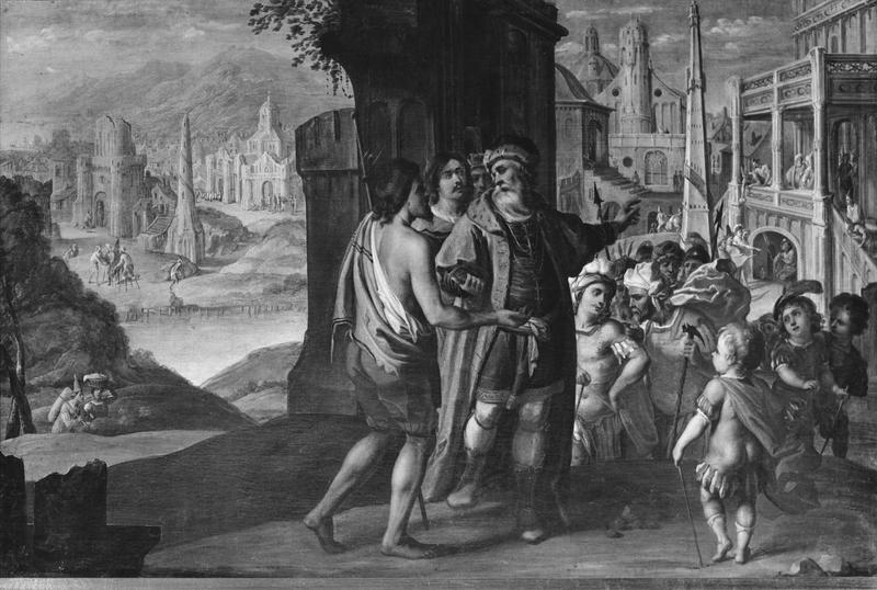 tableau : Retour de saint Alexis (le), vue générale