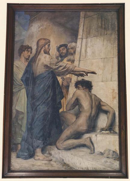 tableau : Jésus guérissant un démoniaque, vue générale - © Ministère de la Culture (France), Médiathèque  du patrimoine et de la photographie (objets mobiliers), tous droits réservés