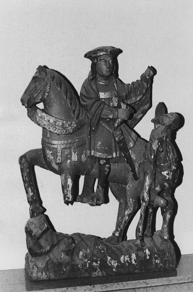 Groupe sculpté : Charité de saint Martin (la), vue générale