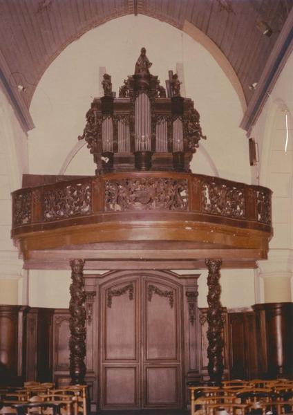 Orgue de tribune : tribune et buffet d'orgue