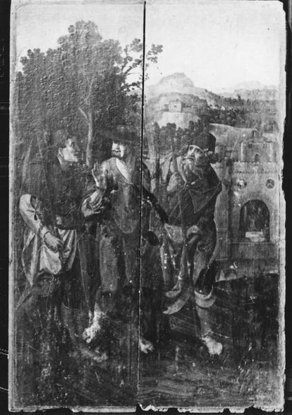 Tableau : Jésus et les Docteurs, Pèlerins d'Emmaüs (les), vue générale