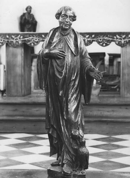statue : Saint Benoît, vue générale