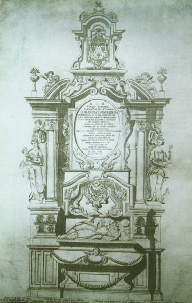 monument sépulcral de monseigneur Van der Burch, vue générale