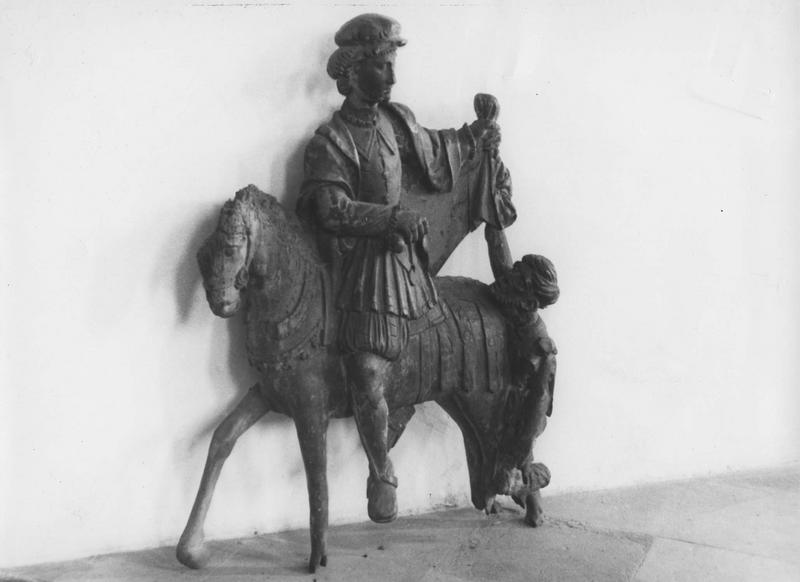 groupe sculpté : Charité de saint Martin (la), vue générale - © Ministère de la Culture (France), Médiathèque du patrimoine et de la photographie (objets mobiliers), tous droits réservés