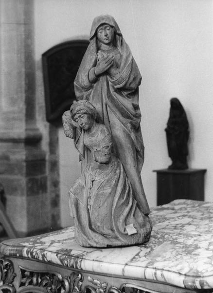 groupe sculpté : Saintes femmes (2), vue générale - © Ministère de la Culture (France), Médiathèque du patrimoine et de la photographie (objets mobiliers), tous droits réservés