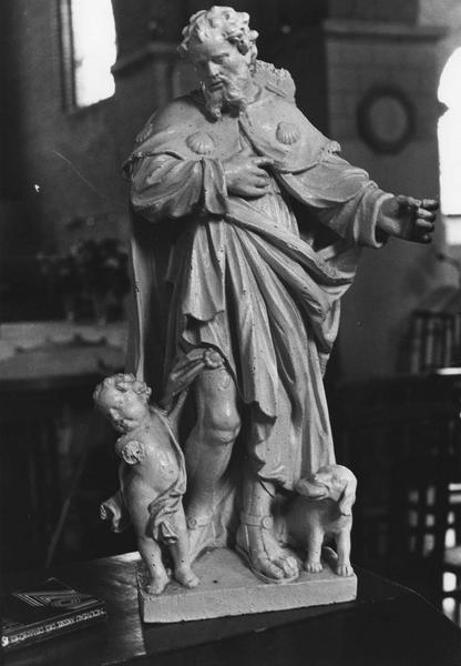 statue : Saint Roch, vue générale