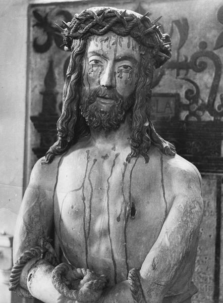 buste : Christ aux liens, vue partielle - © Ministère de la Culture (France), Médiathèque du patrimoine et de la photographie (objets mobiliers), tous droits réservés
