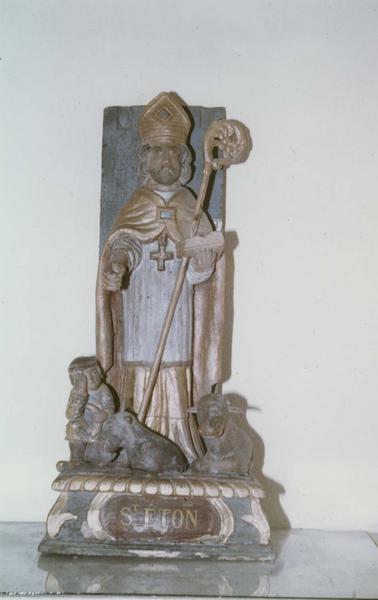 statue : Saint Etton, vue générale - © Ministère de la Culture (France), Médiathèque  du patrimoine et de la photographie (objets mobiliers), tous droits réservés