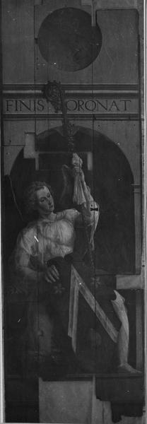 tableau (polyptyque) : Apôtres (les), vue partielle - © Ministère de la Culture (France), Médiathèque du patrimoine et de la photographie (objets mobiliers), tous droits réservés